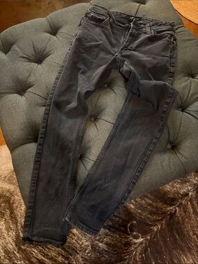 Kenneth Cole Men's Slim Straight Jeans - Charcoal Black